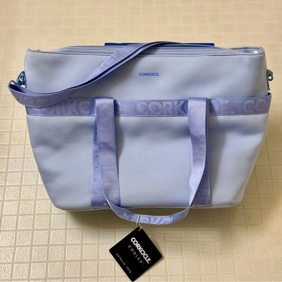 Corkcicle Handbags - Corkcicle Estelle Tote Light Blue Tote Bag